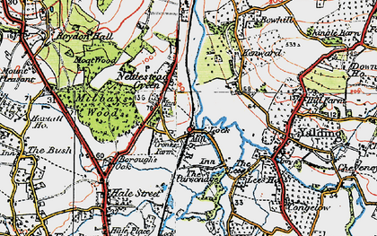 Old map of Bow Hill Ho in 1920