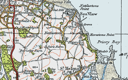 Old map of Bullen Ho in 1919