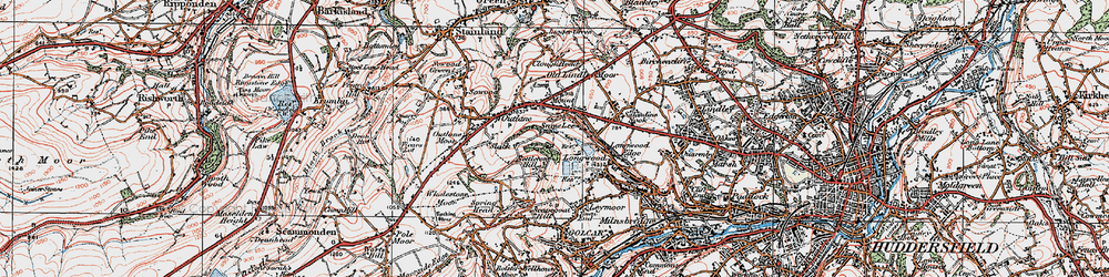 Old map of Nettleton Hill in 1925