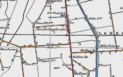 Old map of New Bolingbroke in 1923
