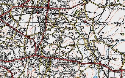 Old map of New Cheltenham in 1919
