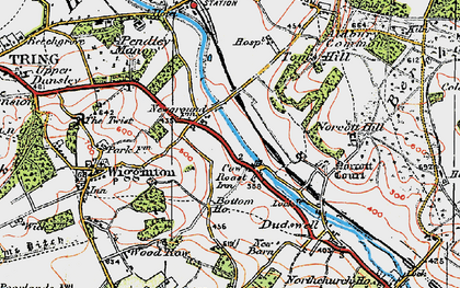 Old map of New Ground in 1920