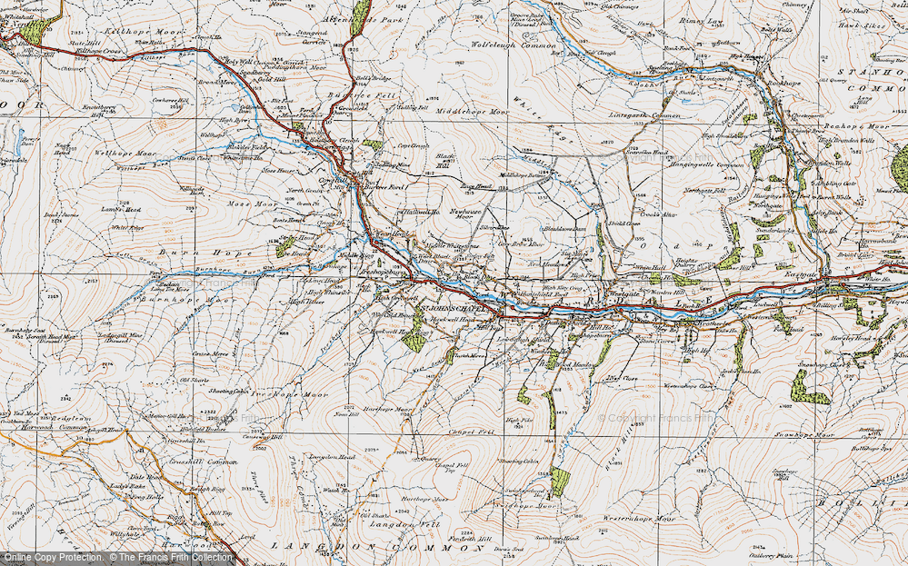 Old Map of New Ho, 1925 in 1925