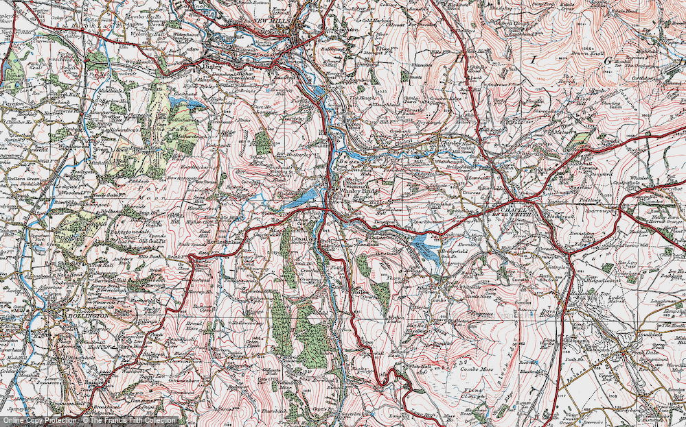 Old Map of New Horwich, 1923 in 1923
