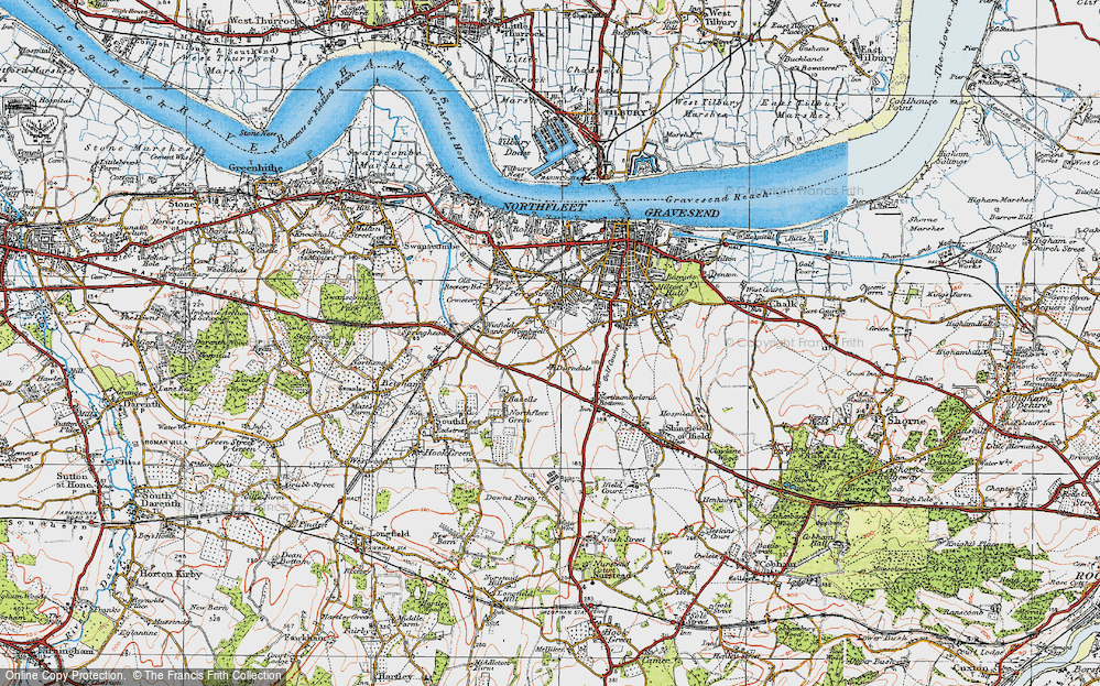 Old Map of New House, 1920 in 1920