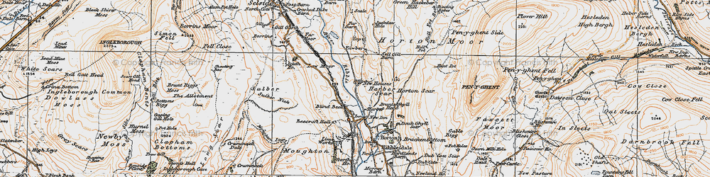 Old map of Top Fm in 1924