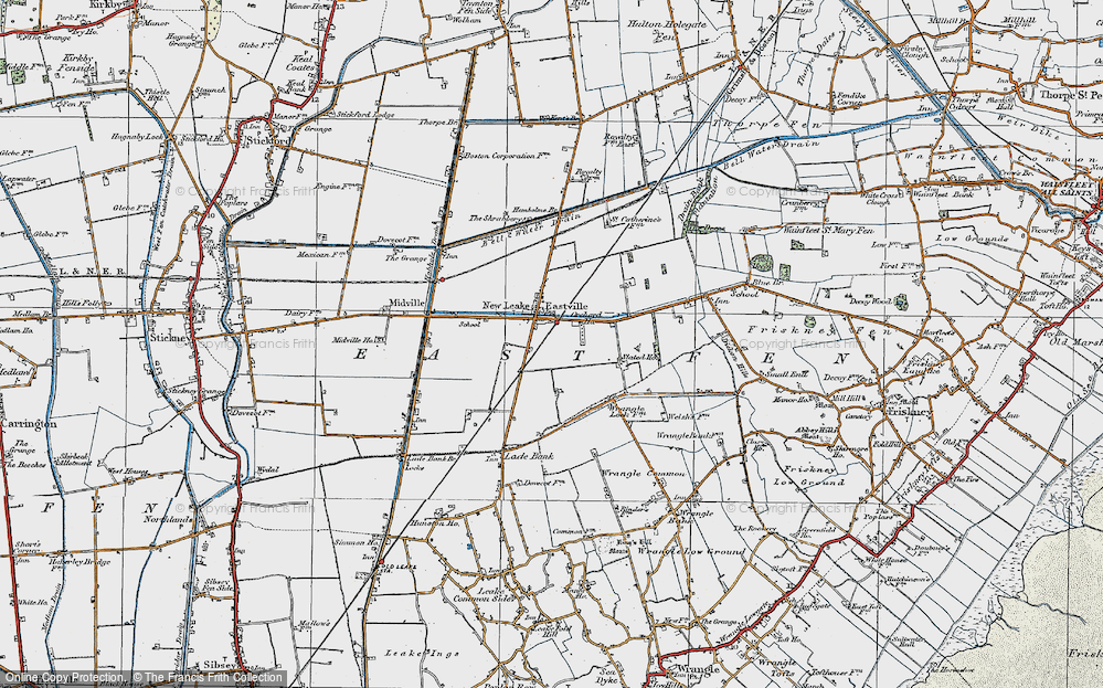 Old Maps of New Leake, Lincolnshire - Francis Frith