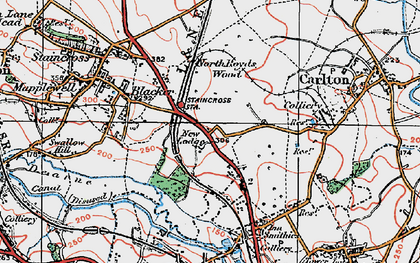 Old map of New Lodge in 1924