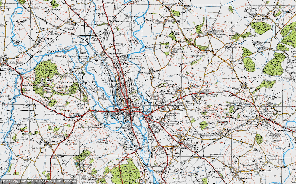 Old Map of New Marston, 1919 in 1919
