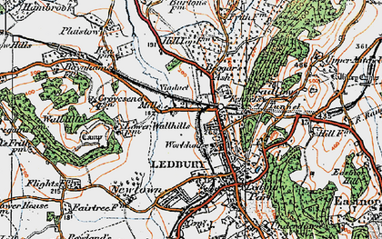 Old map of New Mills in 1920