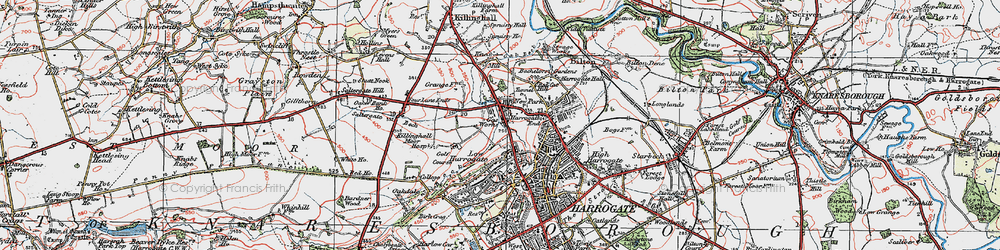 Old map of New Park in 1925