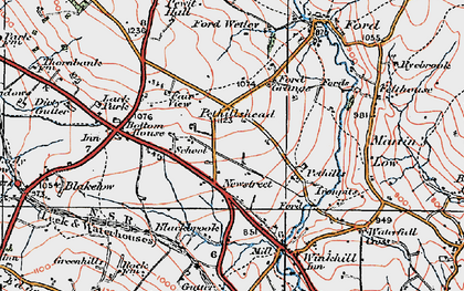 Old map of New Street in 1921