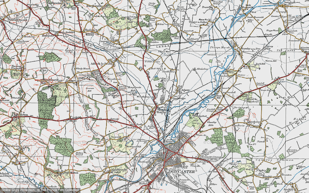 Old Map of New Village, 1923 in 1923
