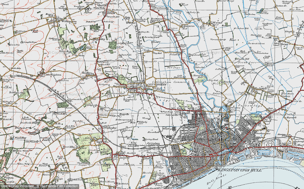 Old Map of New Village, 1924 in 1924