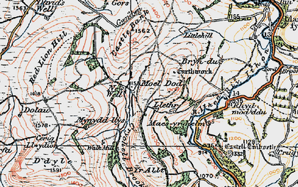 Old map of New Well in 1922