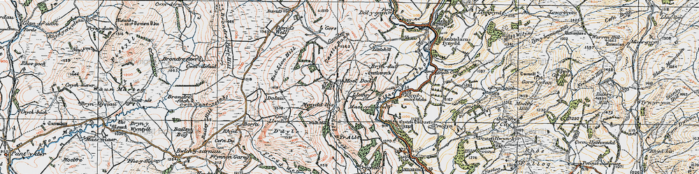 Old map of New Well in 1922