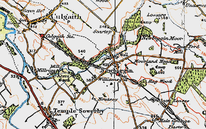 Old map of Williamsgill in 1925