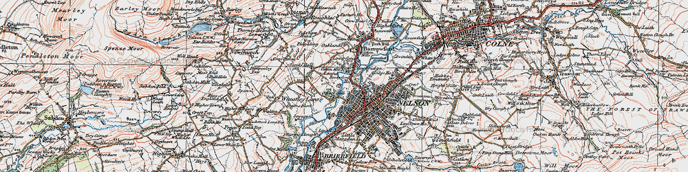 Old map of Newbridge in 1924