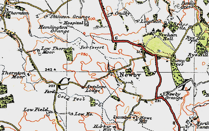 Old map of Larchfield Community in 1925