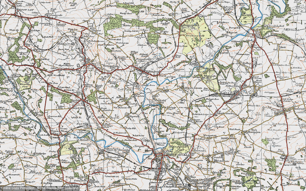 Old Map of Newfield, 1925 in 1925