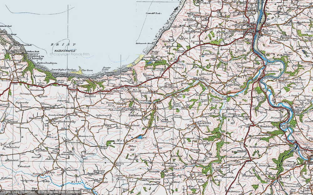 Old Map of Newhaven, 1919 in 1919