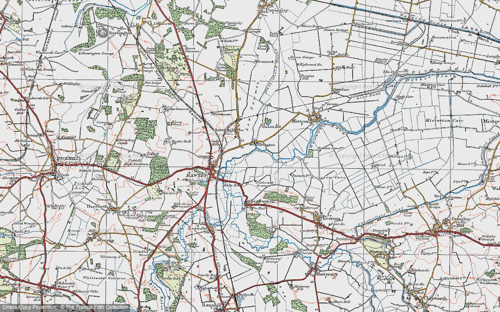 Old Map of Newington, 1923 in 1923
