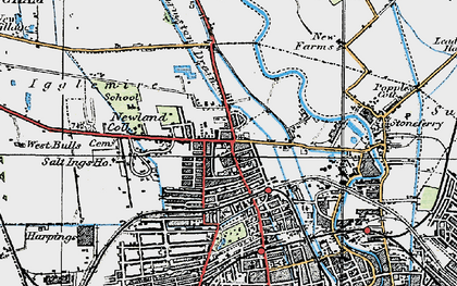 Old map of Newland in 1924