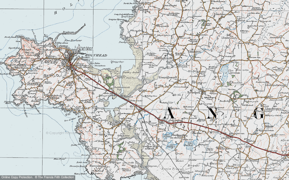 Historic Ordnance Survey Map of Newlands Park, 1922