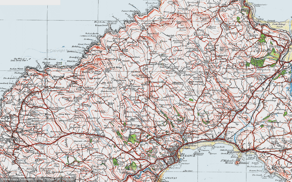 Old Map of Newmill, 1919 in 1919