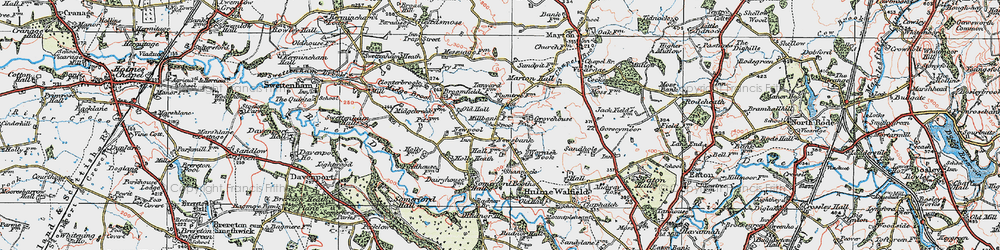 Old map of Newsbank in 1923