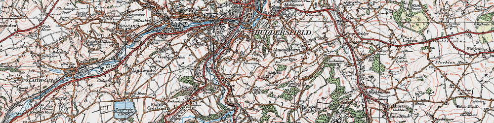 Old map of Newsome in 1925
