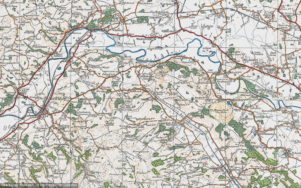 Old Map of Newton, 1919 in 1919
