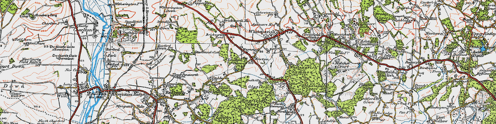 Old map of Brickworth Ho in 1919