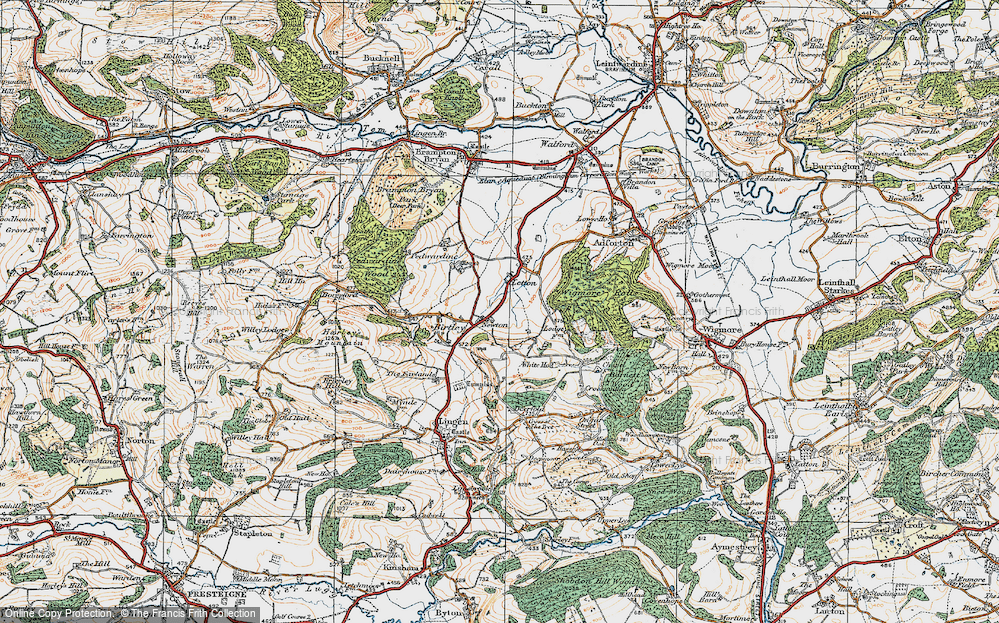 Old Map of Newton, 1920 in 1920
