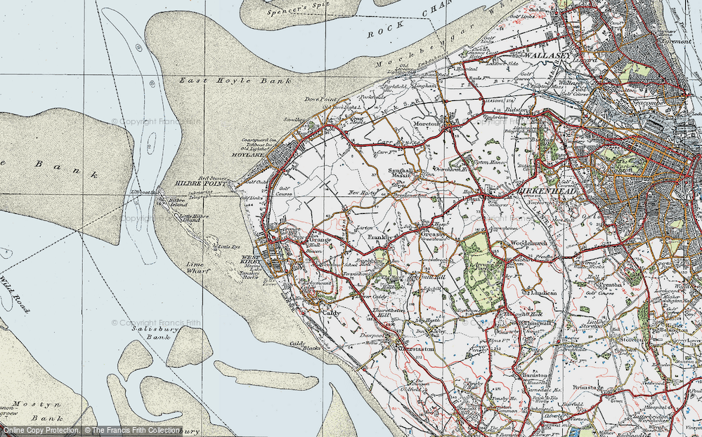 Old Map of Newton, 1923 in 1923