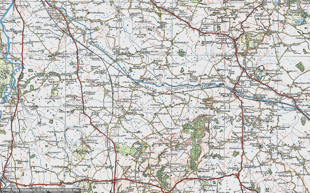 Old Map of Newton, 1923 in 1923