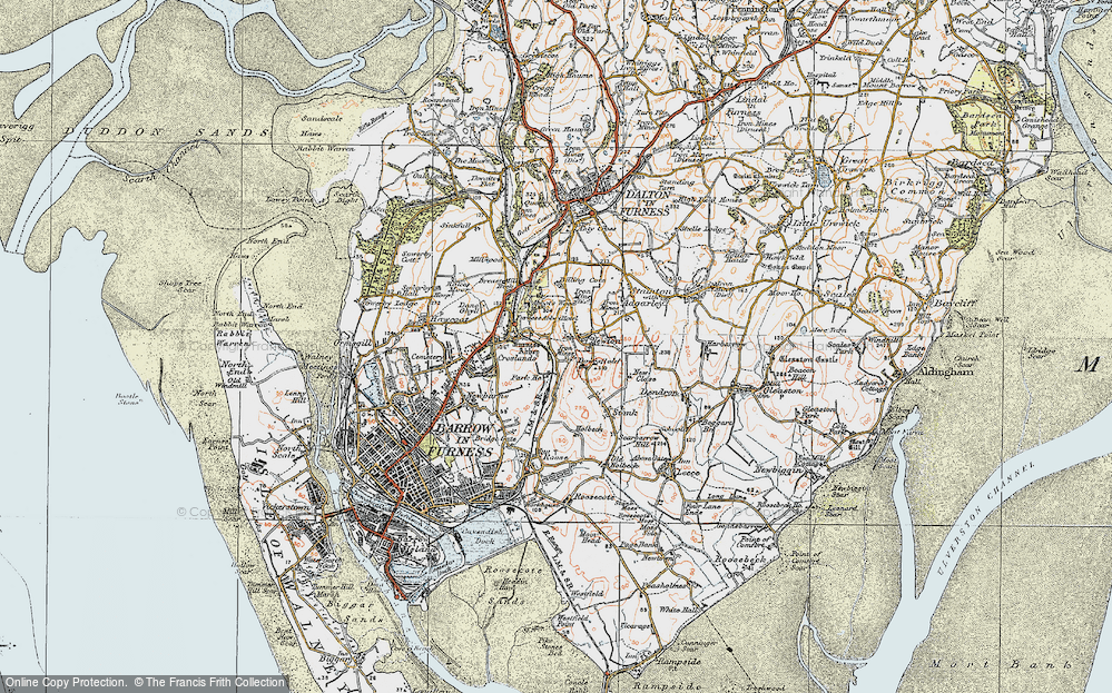 Old Map of Newton, 1924 in 1924
