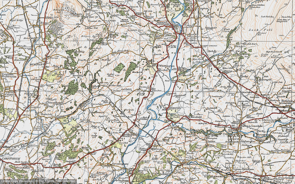 Old Map of Newton, 1925 in 1925