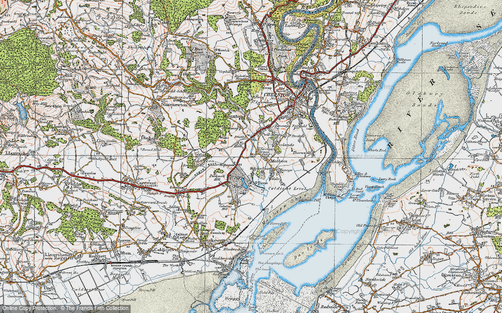 Old Map of Newton Green, 1919 in 1919