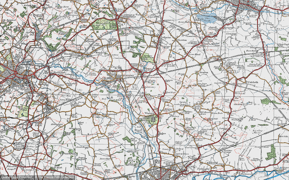 Old Map of Newton Park, 1924 in 1924