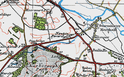 Old map of Lion Lodge in 1919