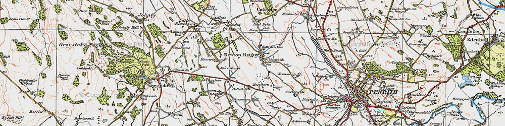 Old map of Pallet Hill in 1925