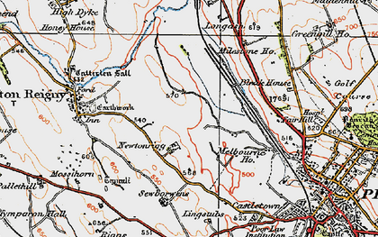 Old map of Newton Rigg in 1925