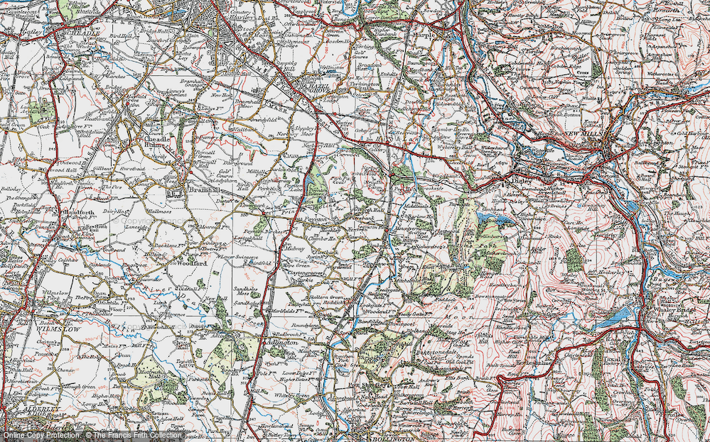 Old Map of Newtown, 1923 in 1923