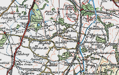 Old map of Newtown in 1923