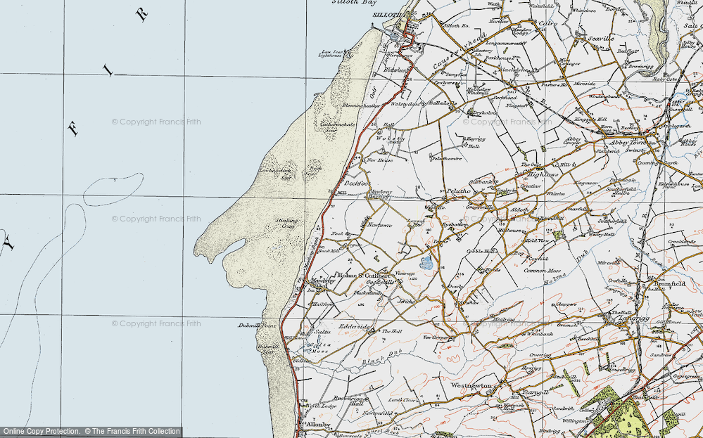 Old Map of Newtown, 1925 in 1925