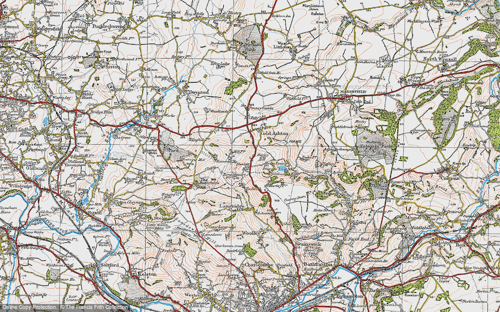 Old Map of Nimlet, 1919 in 1919