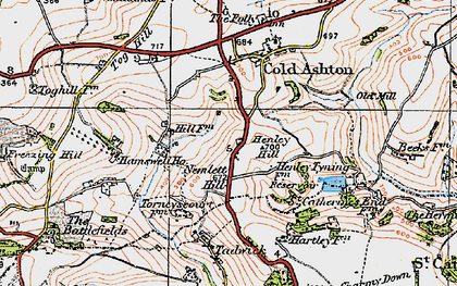 Old map of Nimlet in 1919