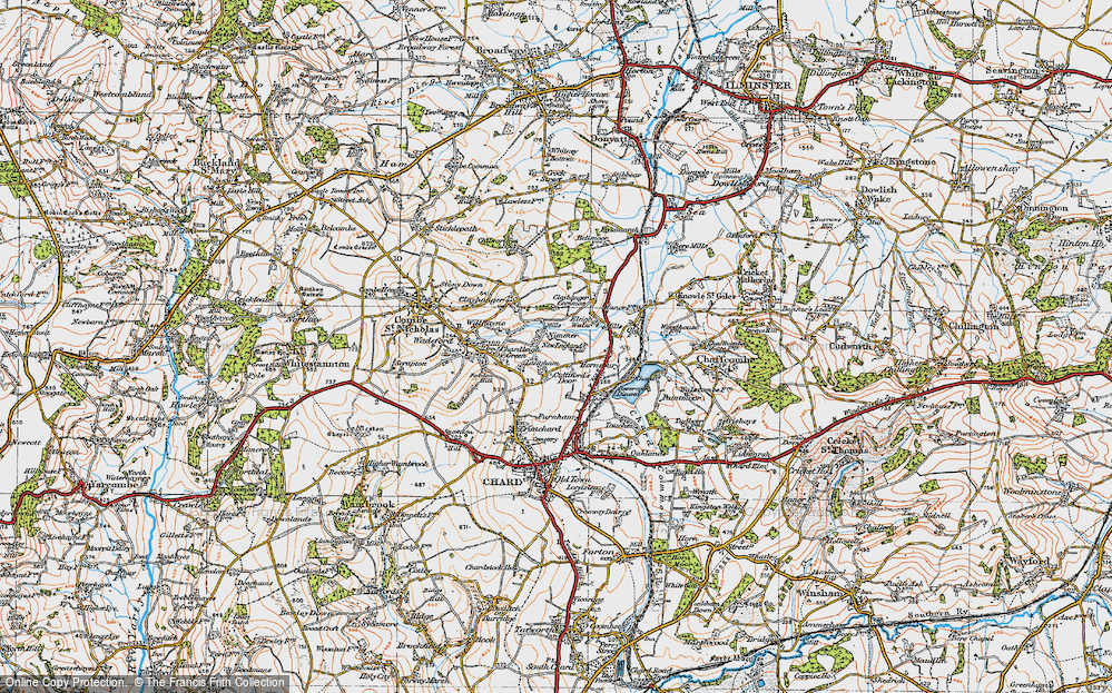 Old Map of Nimmer, 1919 in 1919