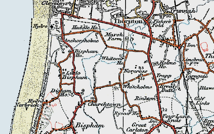 Old map of Norcross in 1924